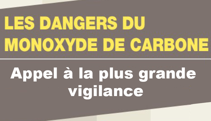 Monoxyde de carbone : danger !